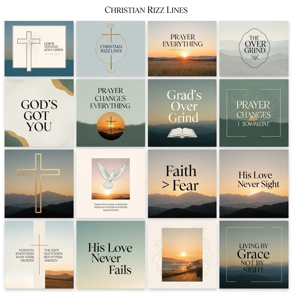 Christian Rizz Lines for Instagram Posts