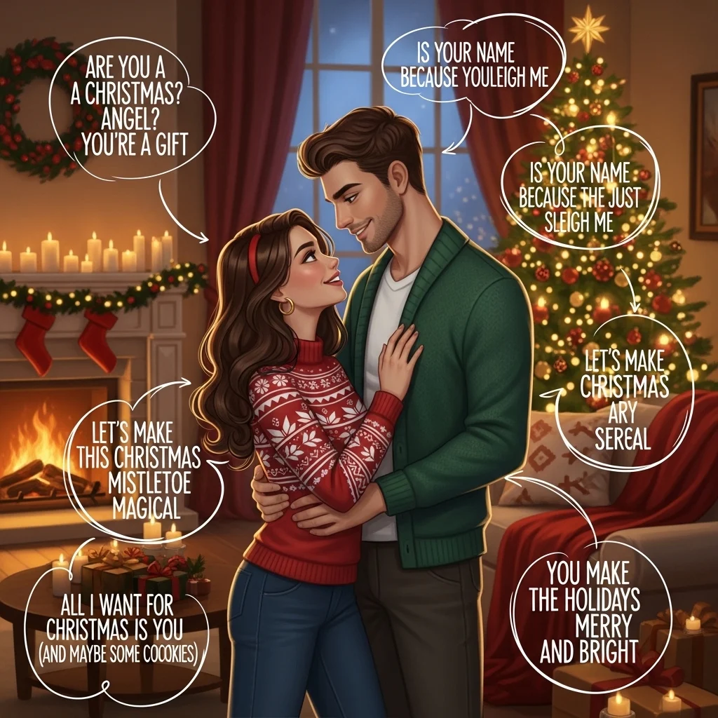 Romantic Christmas Rizz Lines for Cozy Vibes