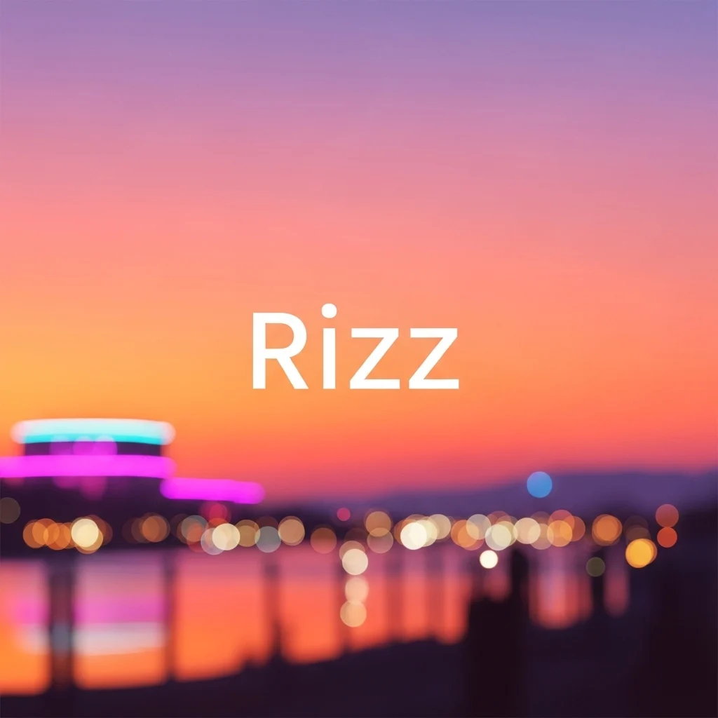 Aesthetic Rizz Background Captions
