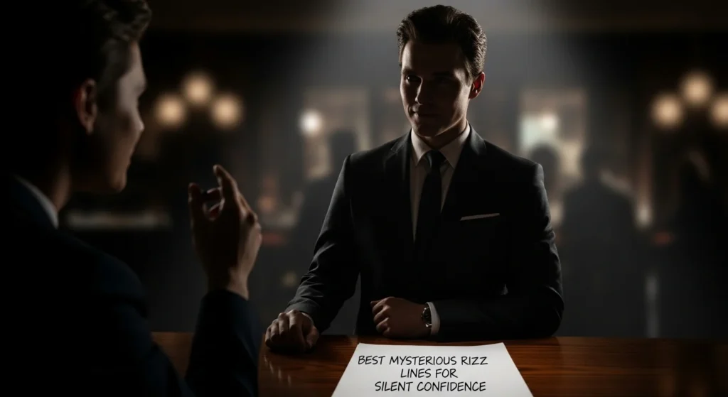 Best Mysterious Rizz Lines for Silent Confidence