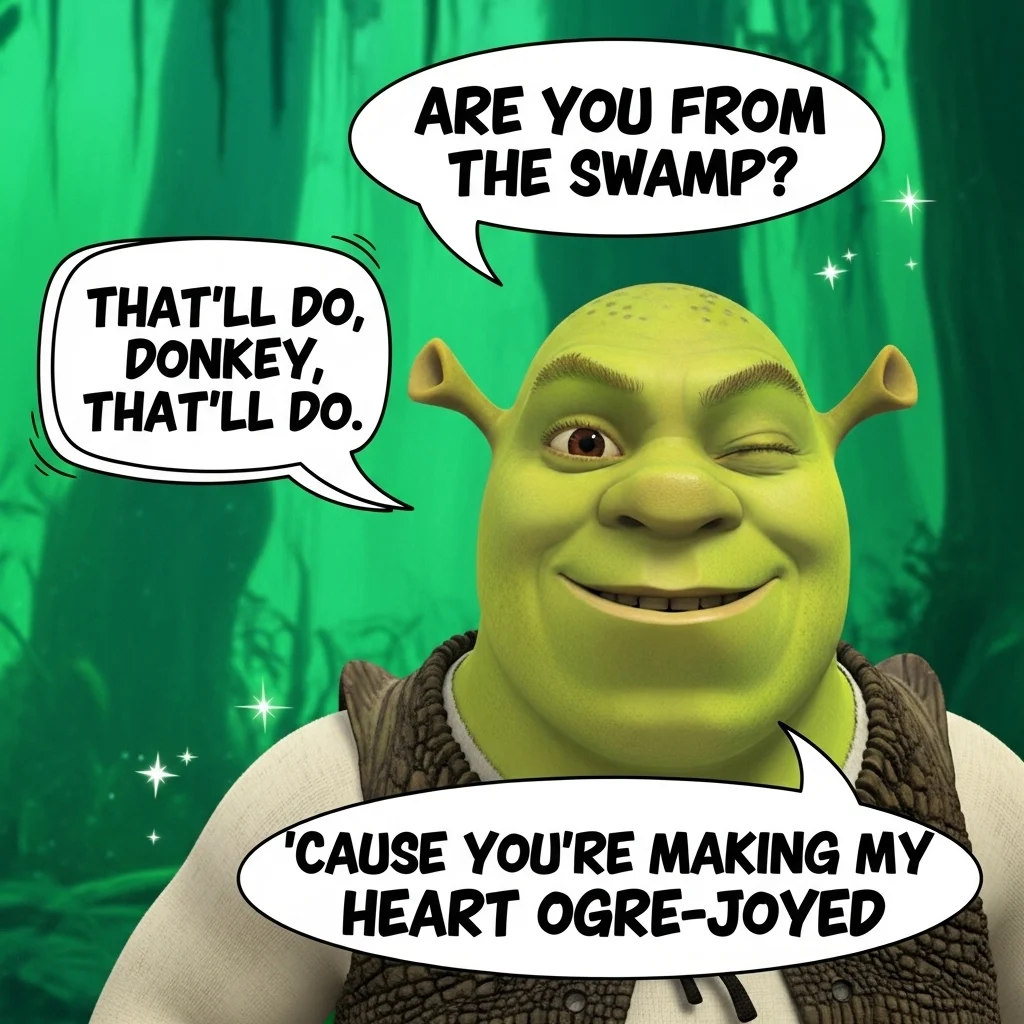 Best Shrek Rizz GIF Lines for Flirting