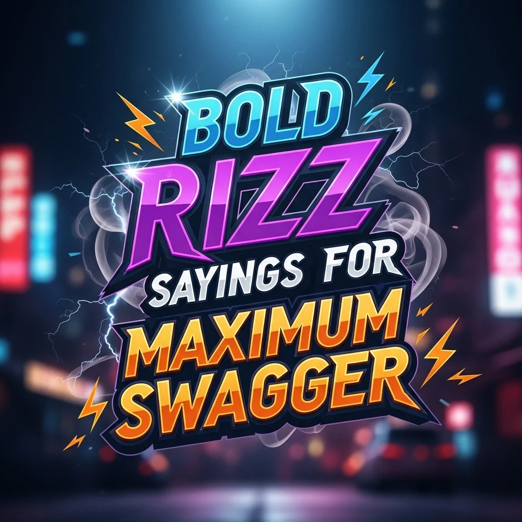 Bold Rizz Sayings for Maximum Swagger