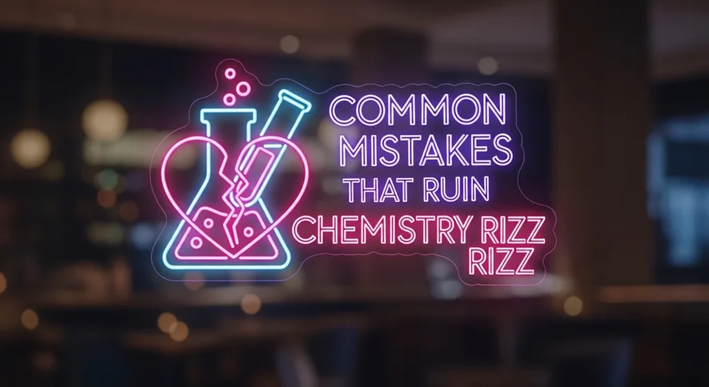 Common Mistakes That Ruin Chemistry Rizz