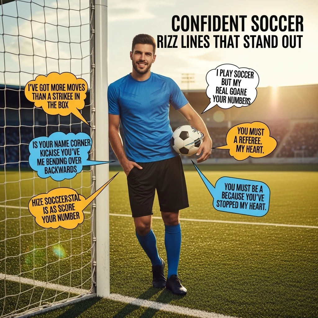 Confident Soccer Rizz Lines That Stand Out