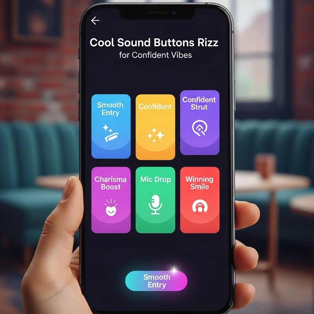 Cool Sound Buttons Rizz for Confident Vibes