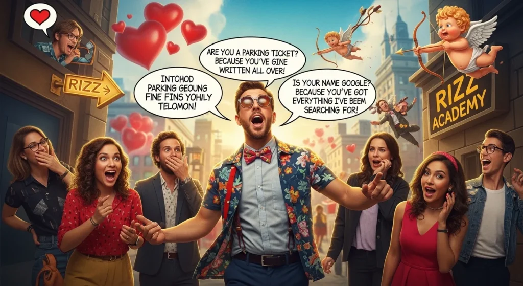 Crazy Rizz Lines Filled with Funny Energy