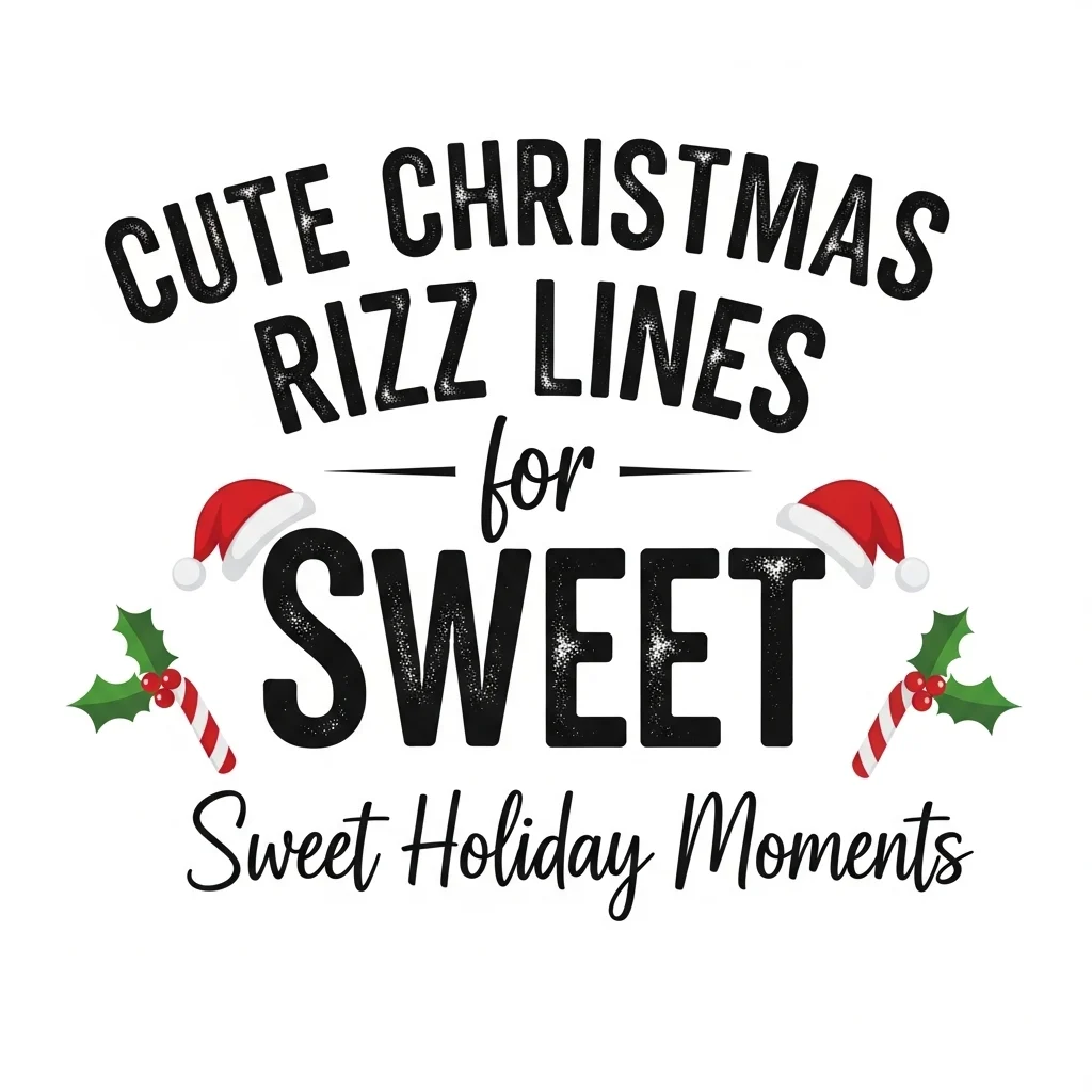 Cute Christmas Rizz Lines for Sweet Holiday Moments