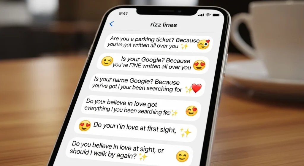 Cute Emoji Rizz Lines