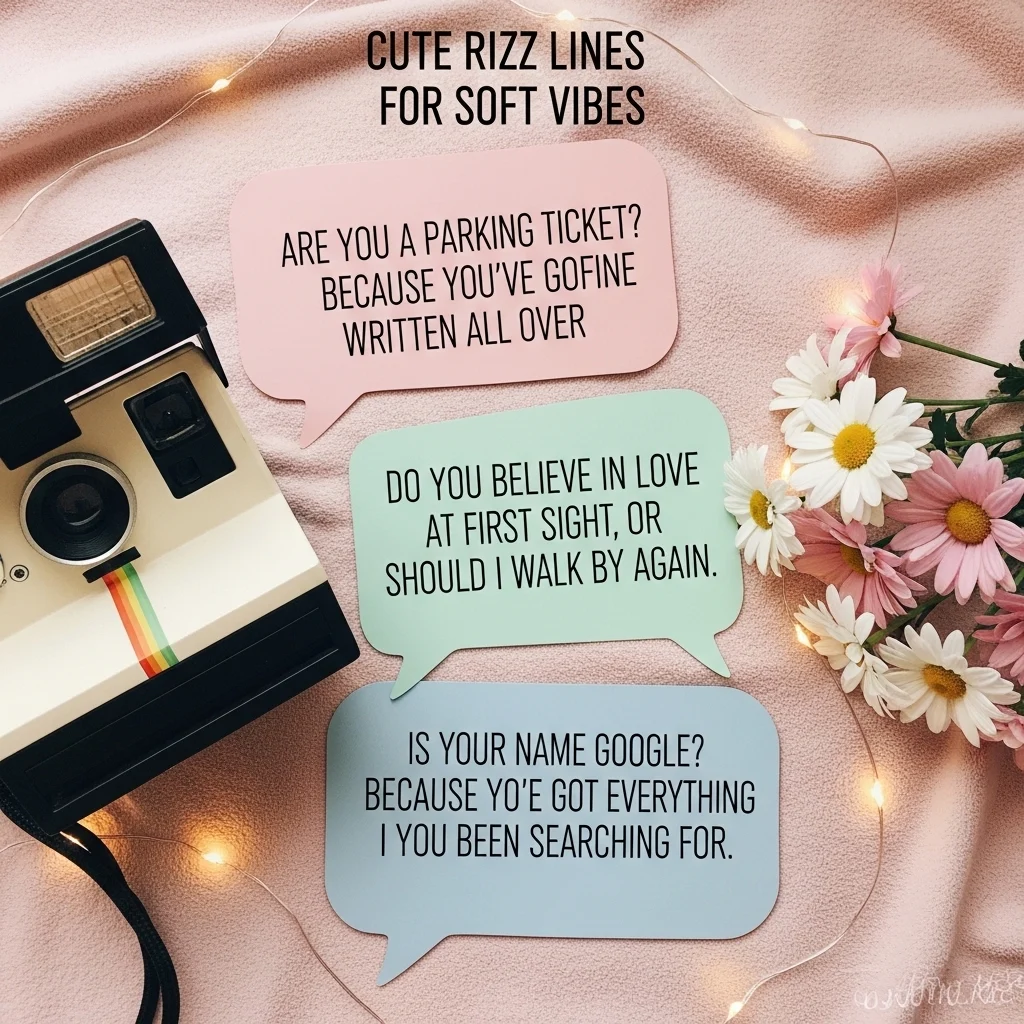 Cute Rizz Lines for Soft Vibes