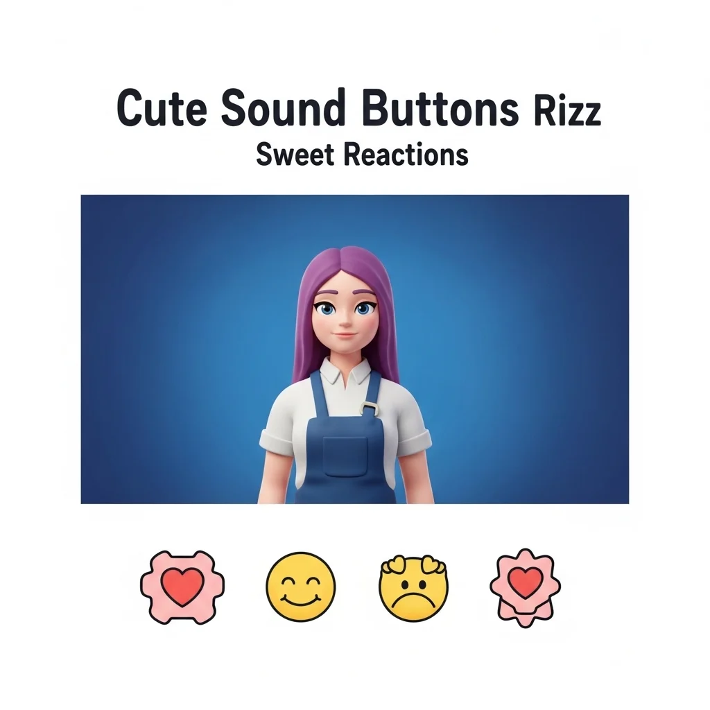 Cute Sound Buttons Rizz for Sweet Reactions
