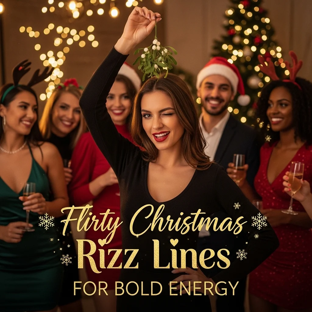Flirty Christmas Rizz Lines for Bold Energy