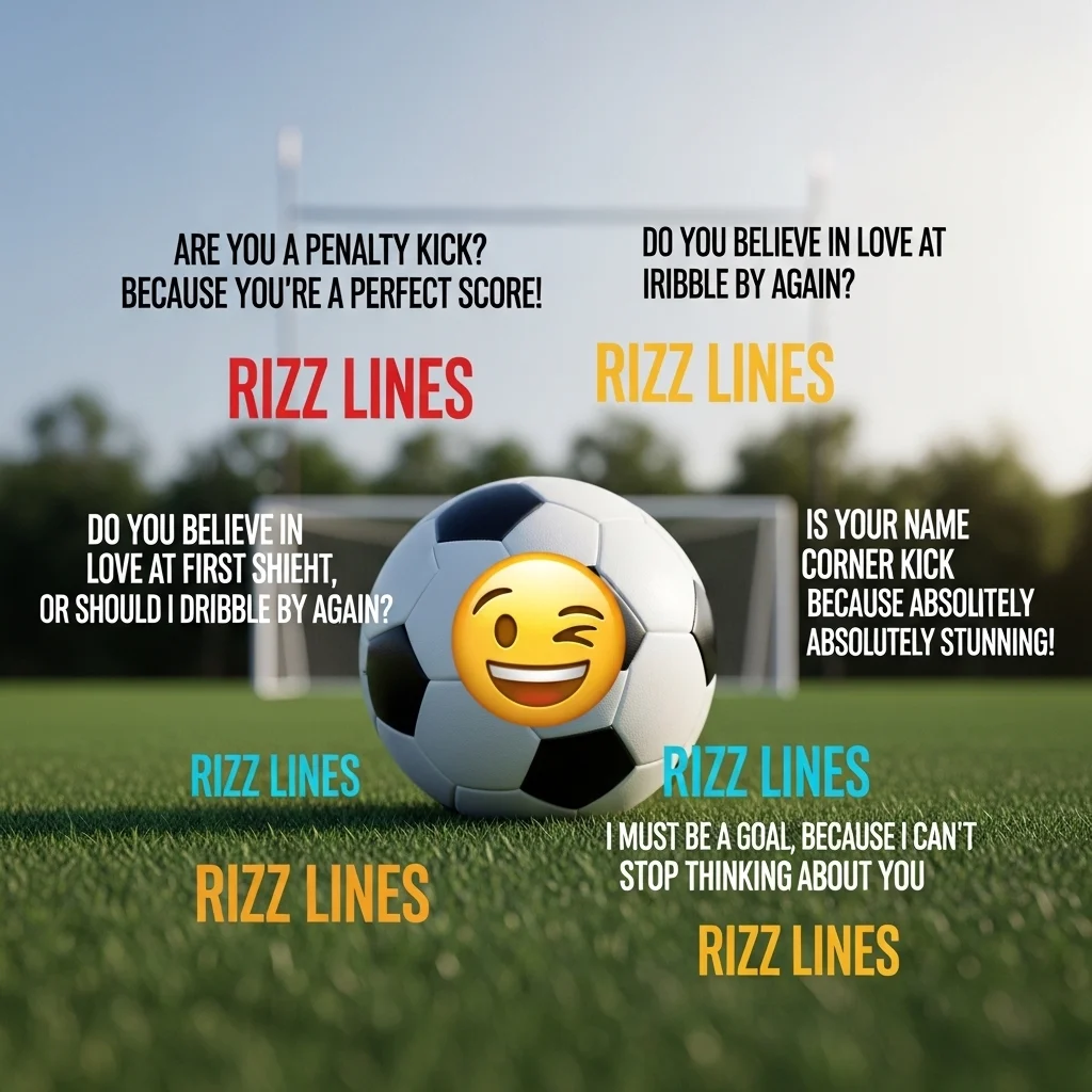 Flirty Soccer Rizz Lines for Smooth Posts