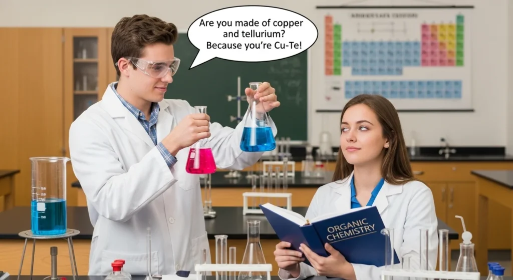 Funny chemistry rizz
