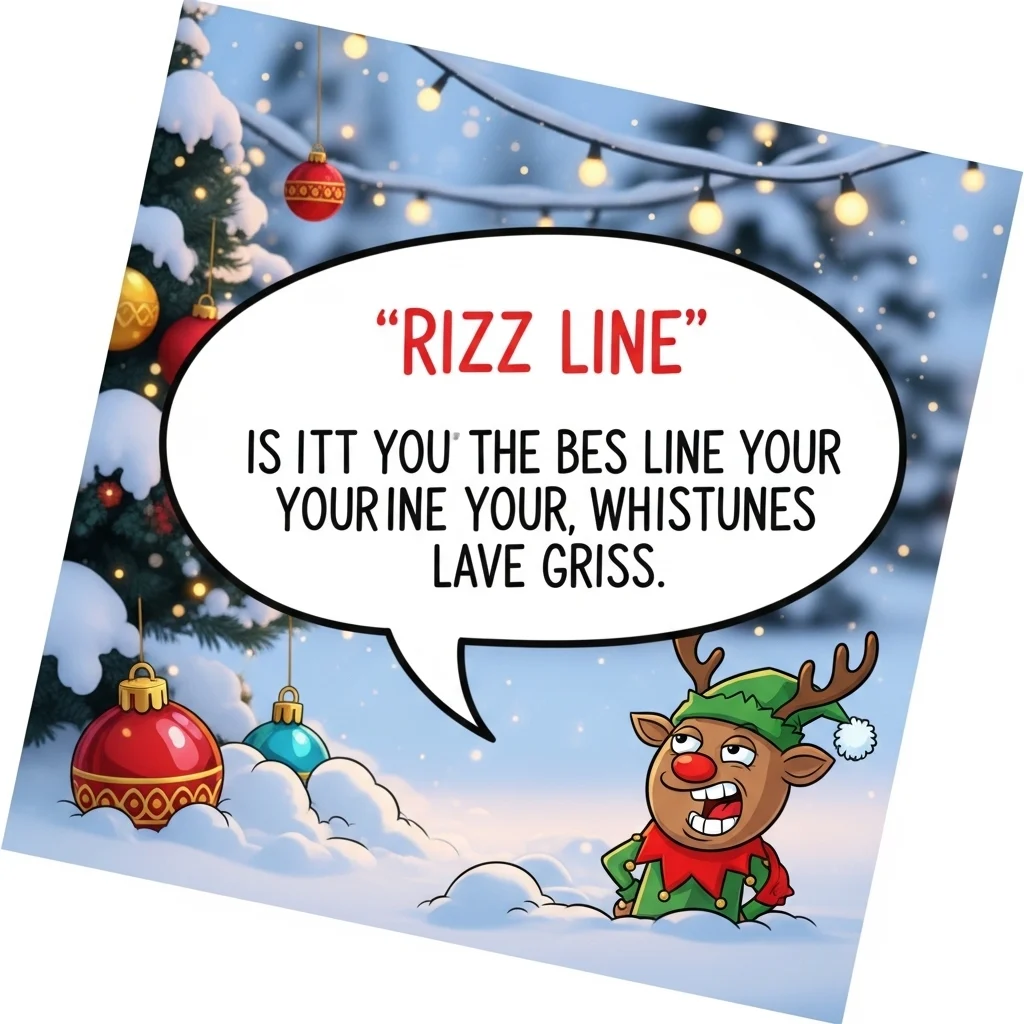 Funny Christmas Rizz Lines That Keep It Playful