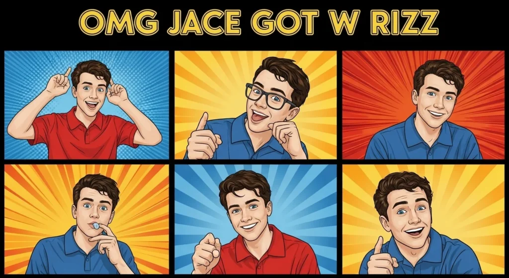 Funny Reactions to Omg Jace Got W Rizz