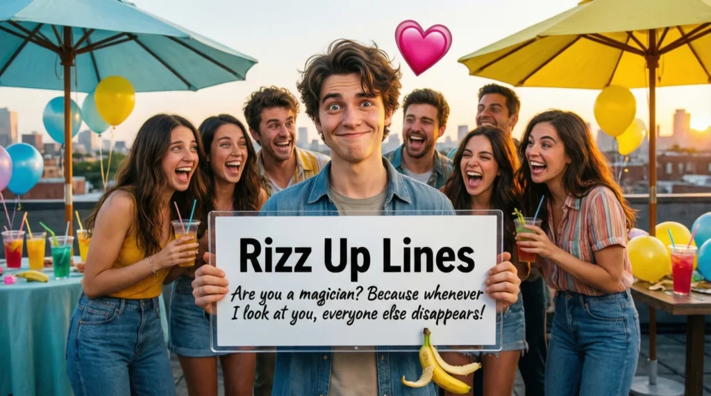 Funny rizz up lines to make them laugh