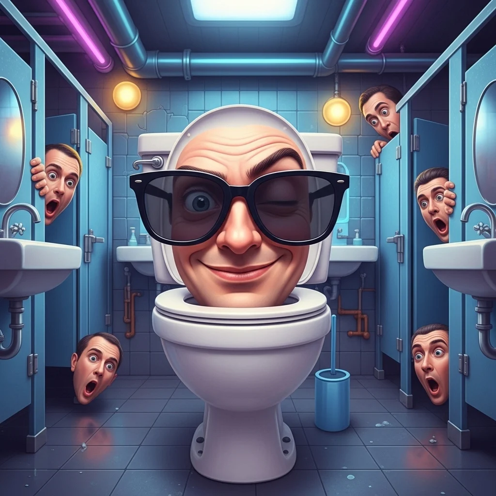 Funny skibizi toilet rizz captions