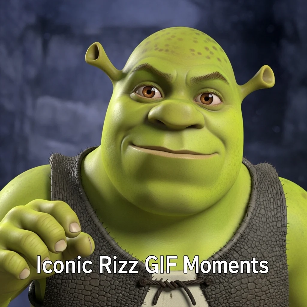 Iconic Shrek Rizz GIF Moments Explained