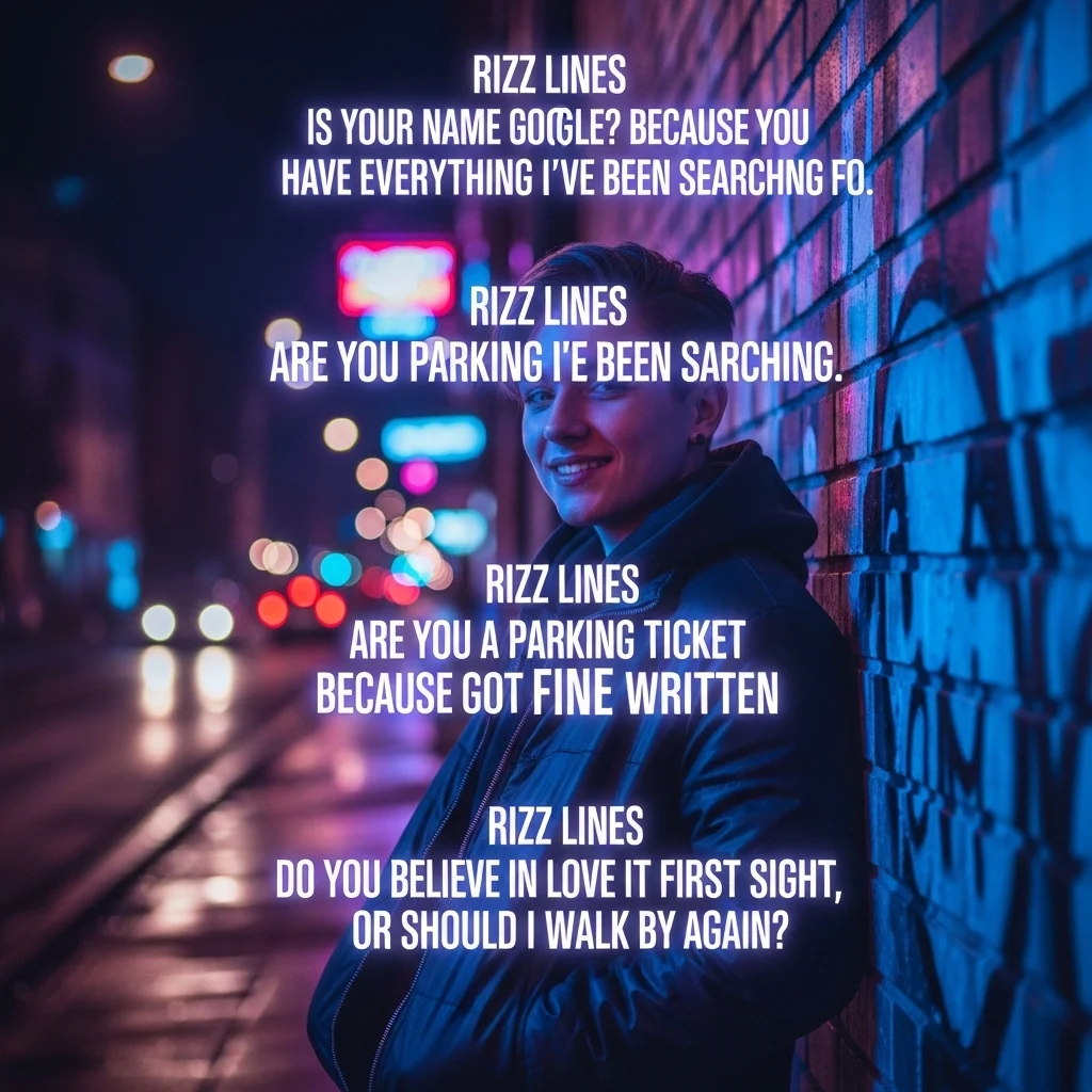 really good rizz lines for bold energy