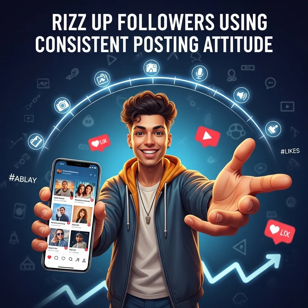 Rizz Up Followers Using Consistent Posting Attitude