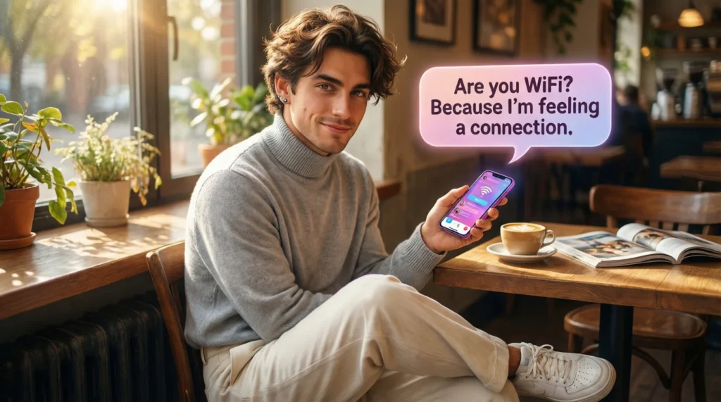 Rizz up lines to use on social media captions