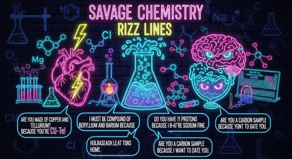 Savage Chemistry Rizz Lines
