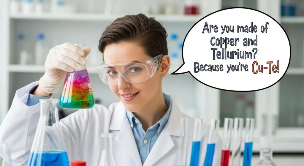 Short chemistry rizz for selfies