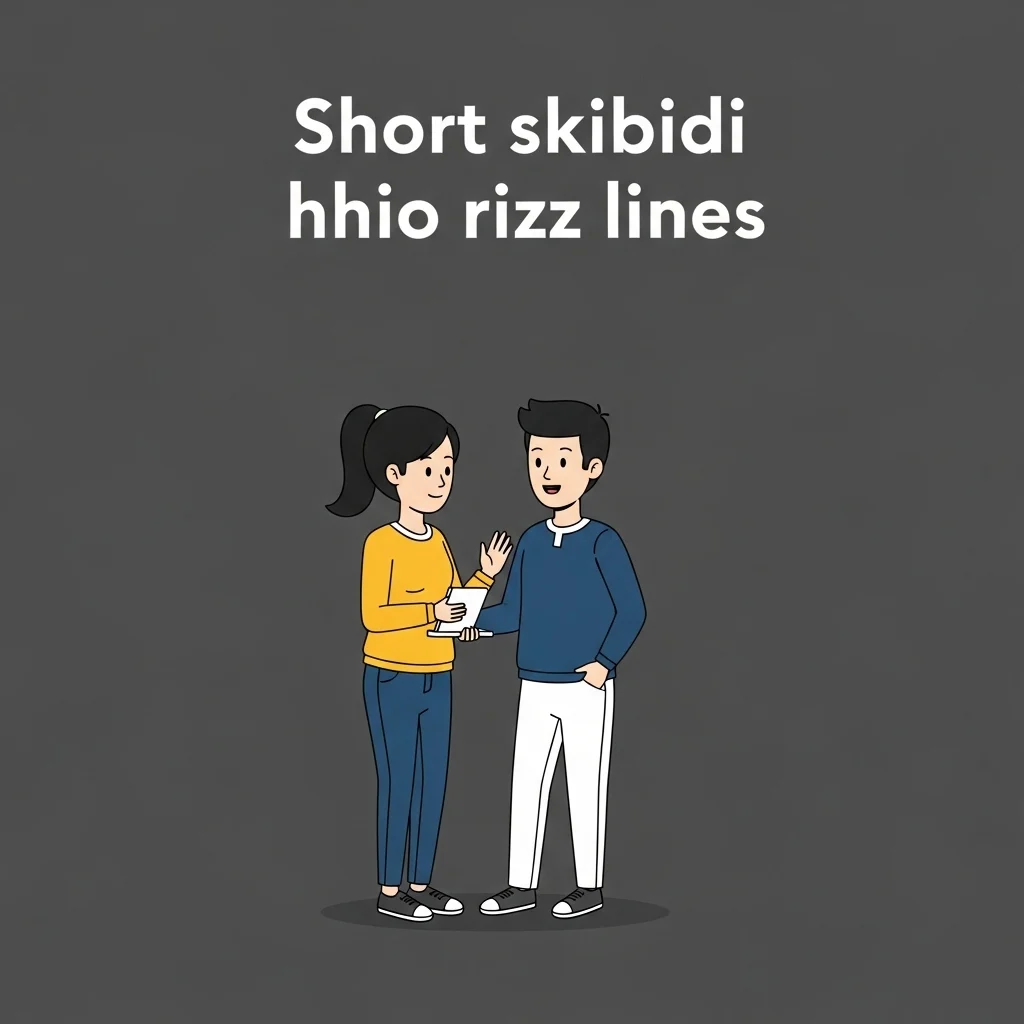 Short skibidi ohio rizz lines for comments