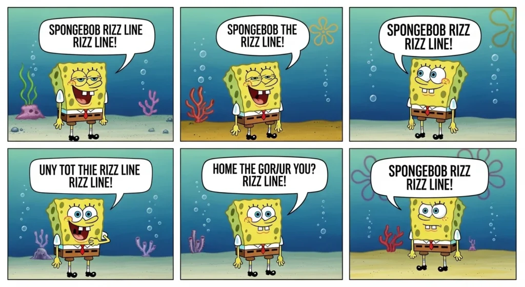 Short SpongeBob Rizz Lines