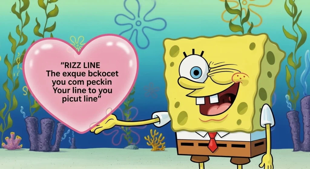 SpongeBob Rizz Lines for Instagram Captions