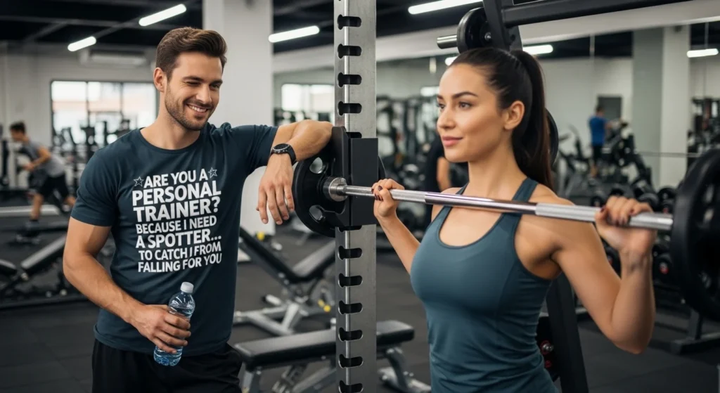 Unspoken Rizz Pick Up Lines at the Gym