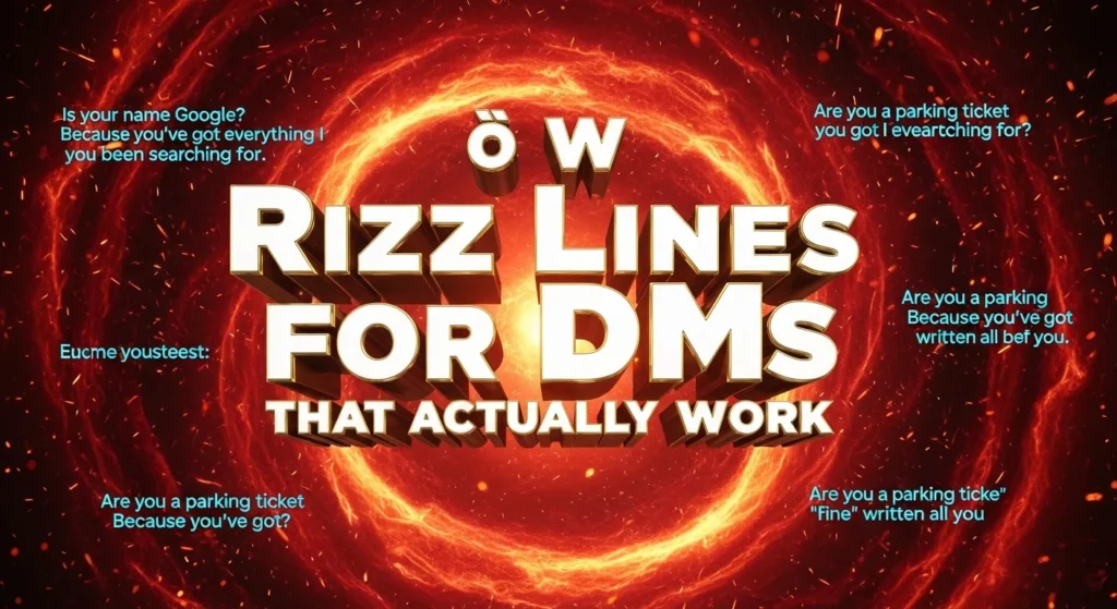 W Rizz Lines for DMs That Actually Work
