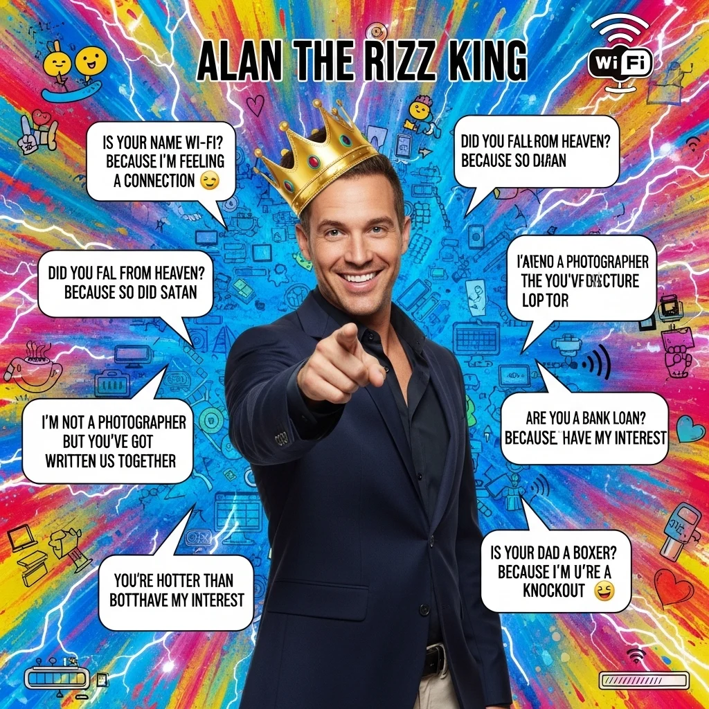 Alan the Rizz King Captions That Break the Internet