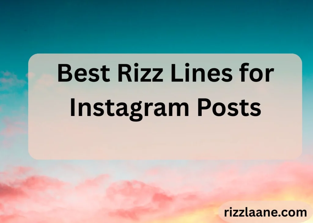 Best Rizz Lines 