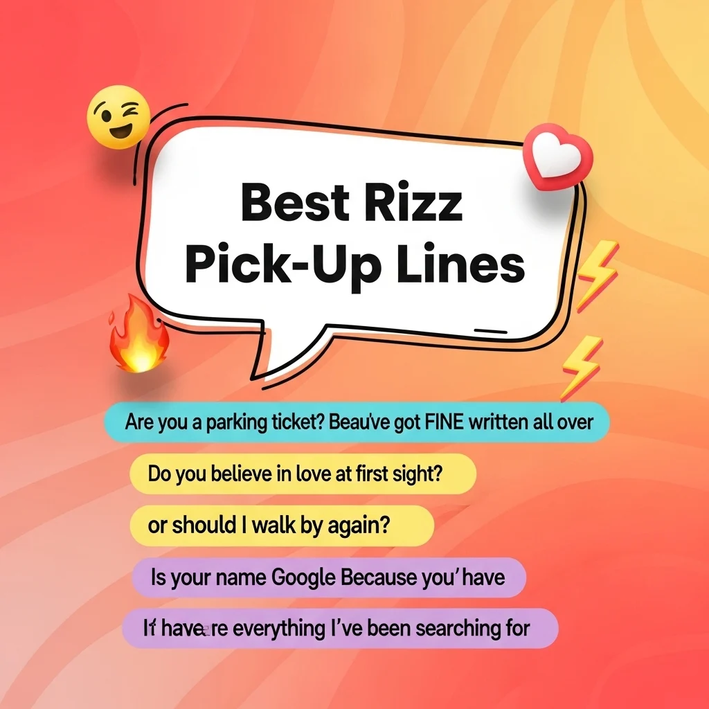 Best rizz pick up lines for Instagram posts