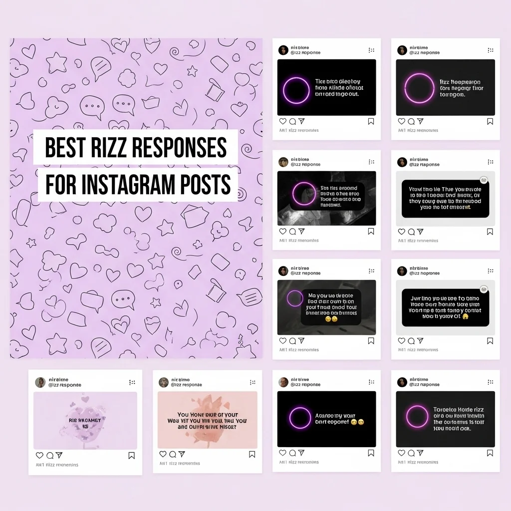 Best rizz responses for Instagram posts