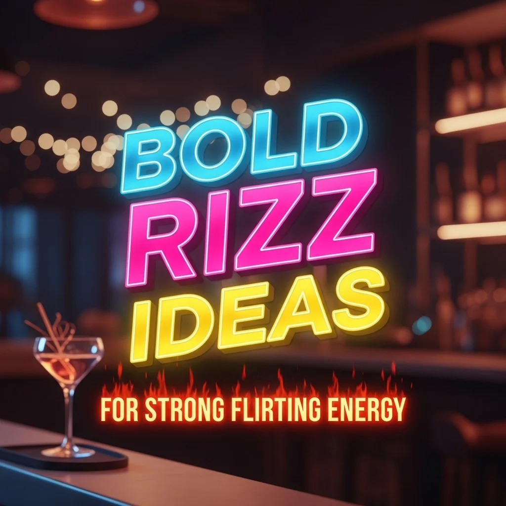 Bold Rizz Ideas for Strong Flirting Energy