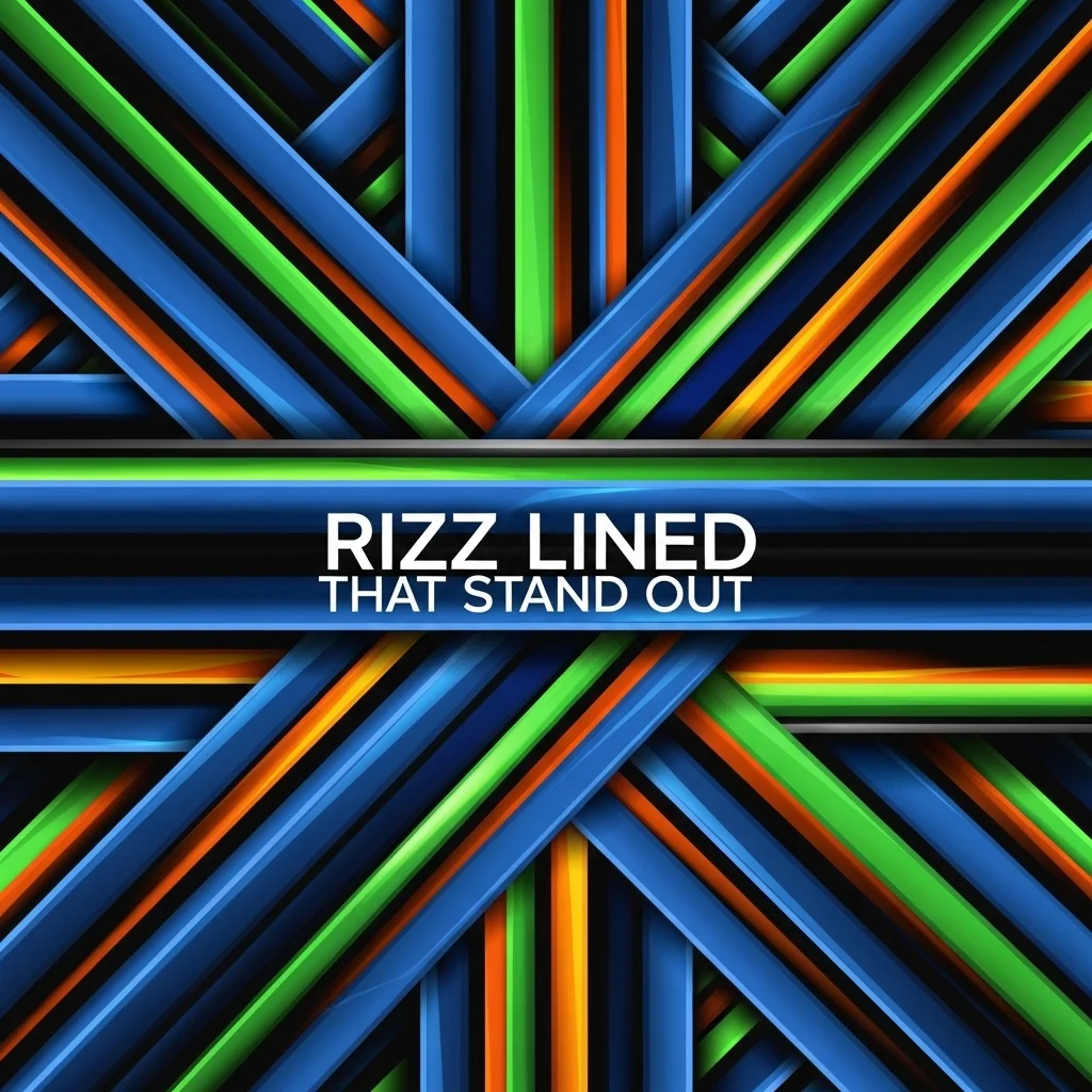 Bold Rizz Lined That Stand Out