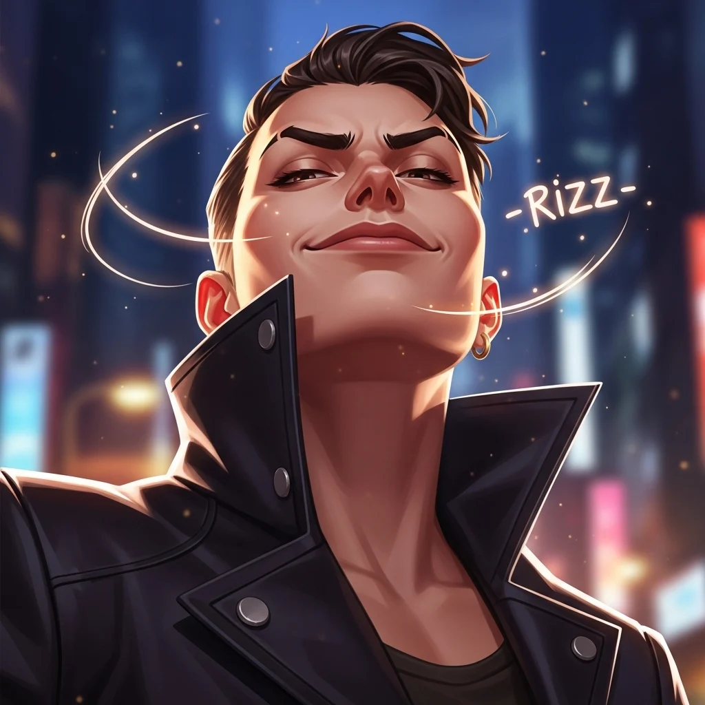Brilliant w rizz meme captions with bold attitude