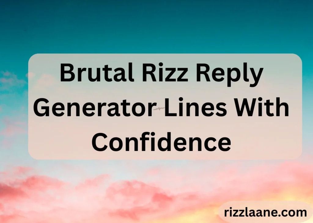  Rizz Reply Generator 
