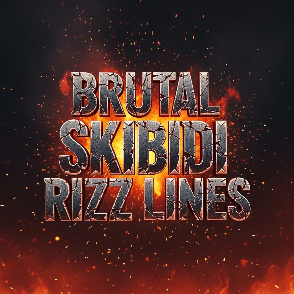 Brutal Skibidi Rizz Lines
