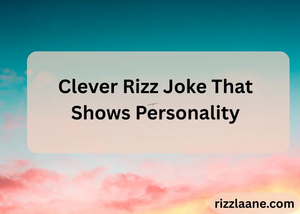 Rizz Joke