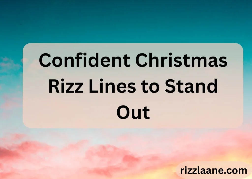 Christmas Rizz Lines