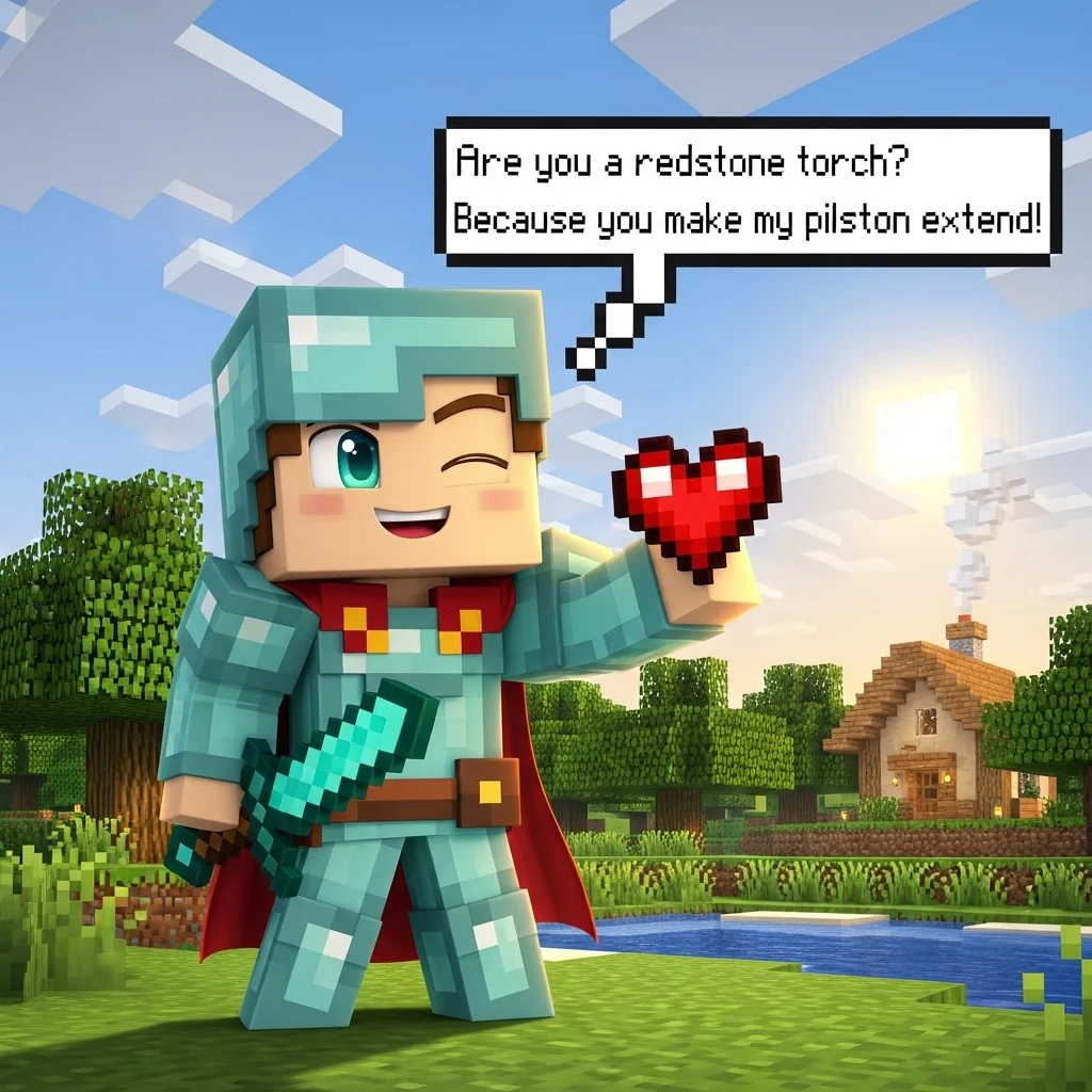 Cute Minecraft Rizz Lines