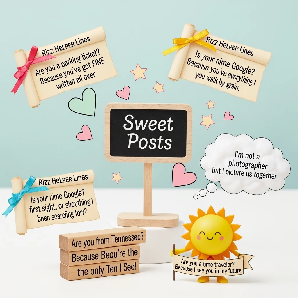 Cute Rizz Helper Lines for Sweet Posts
