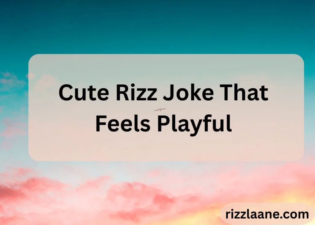 Rizz Joke