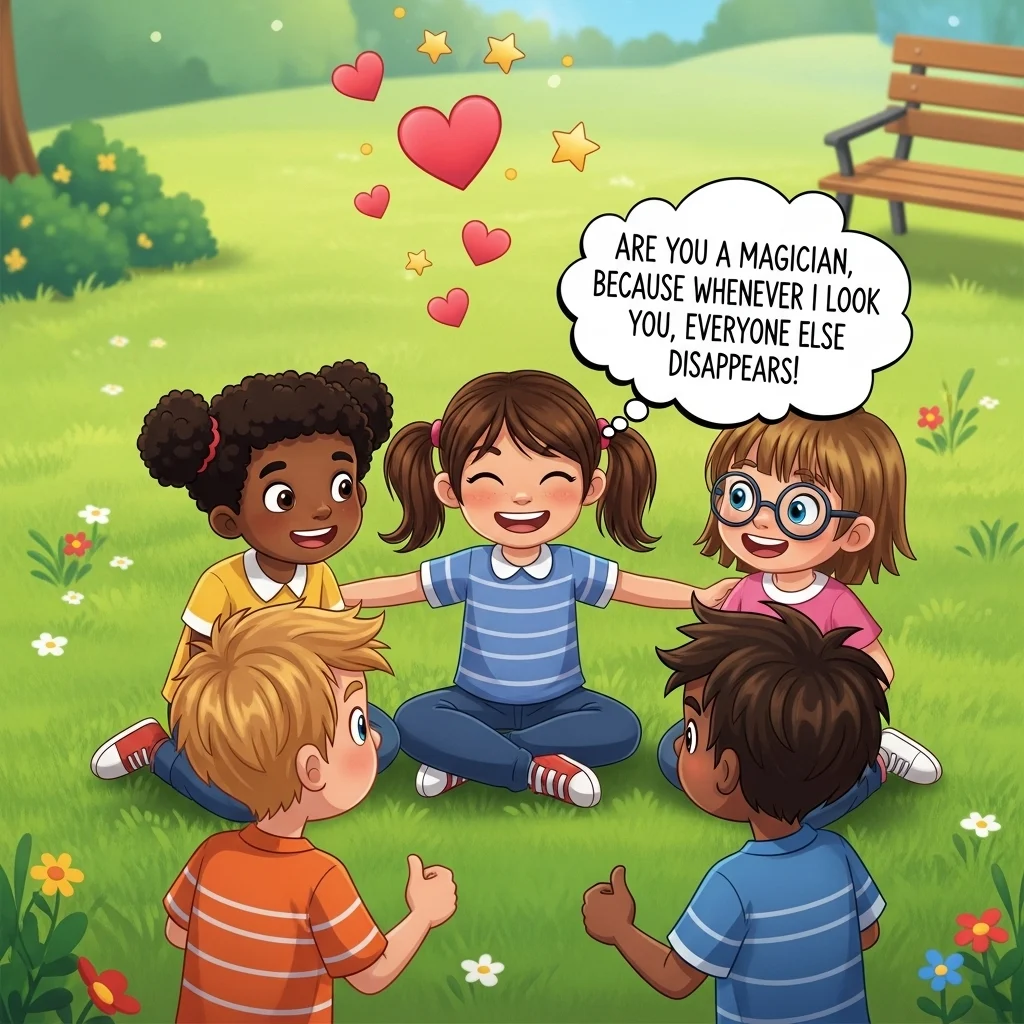 Cute rizz lines for kids that spread good vibes