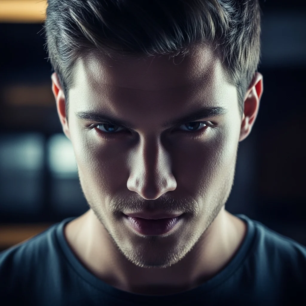 fierce rizz meme face lines