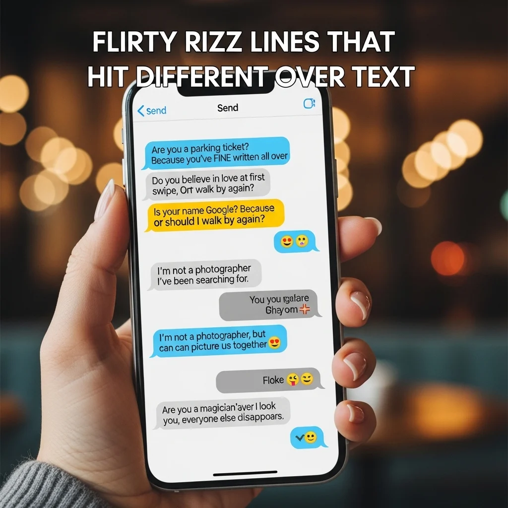 Flirty Rizz Lines That Hit Different Over Text