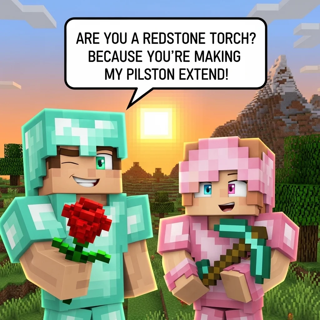 Funny Minecraft Rizz Lines